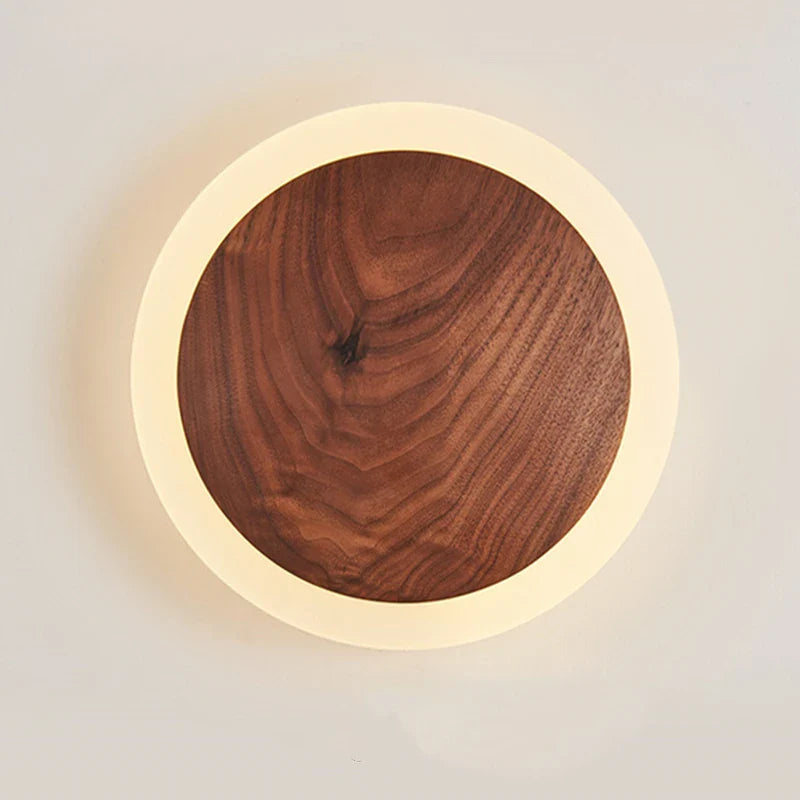 PureWalnut - Lampada da parete Aura in noce | Eleganza naturale