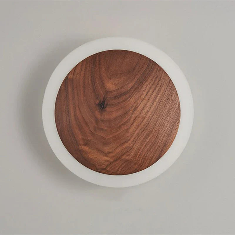 PureWalnut - Lampada da parete Aura in noce | Eleganza naturale