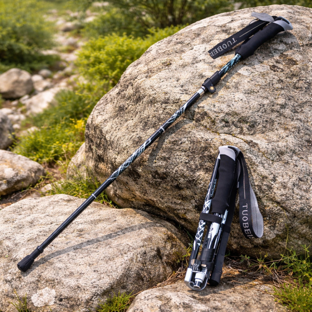 Wandelstokken Telescopisch Opvouwbaar Trekking Outdoor