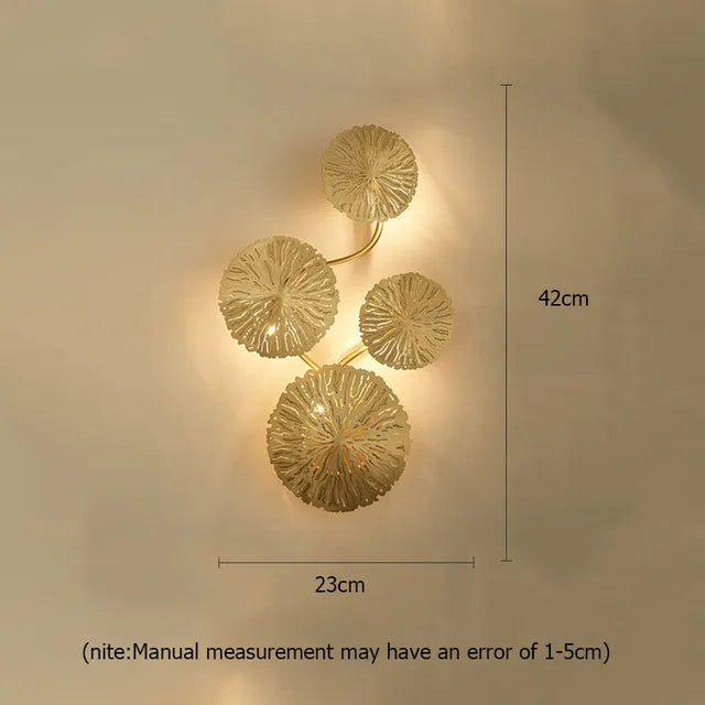 GoldenLuxe - Candelabro de pared con elegancia clásica