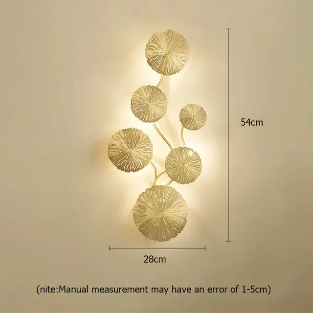 GoldenLuxe - Candelabro de pared con elegancia clásica