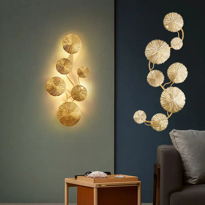 GoldenLuxe - Candelabro de pared con elegancia clásica
