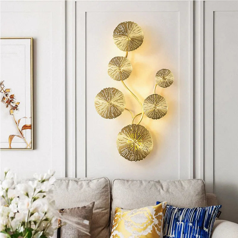 GoldenLuxe - Candelabro de pared con elegancia clásica