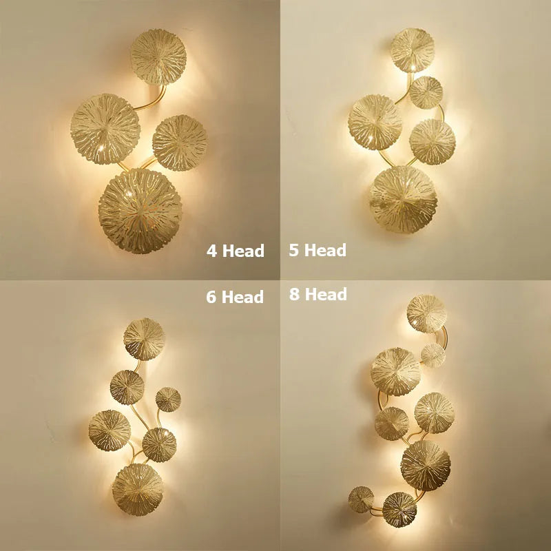 GoldenLuxe - Candelabro de pared con elegancia clásica