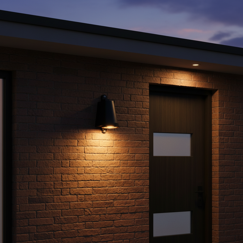 Luz de Parede Exterior LED Iluminação de Jardim Decoração de Terraço