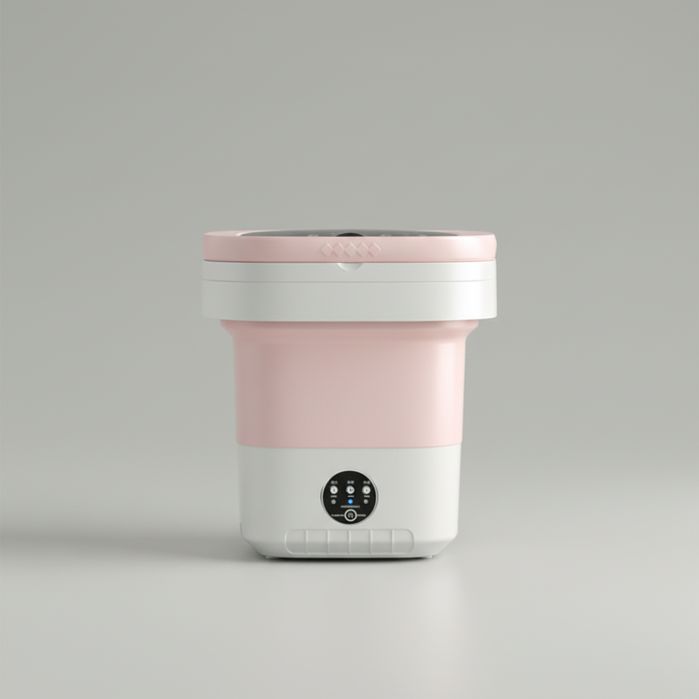 Máquina de Lavar Portátil Dobrável Mini Modelo Viagem Casa