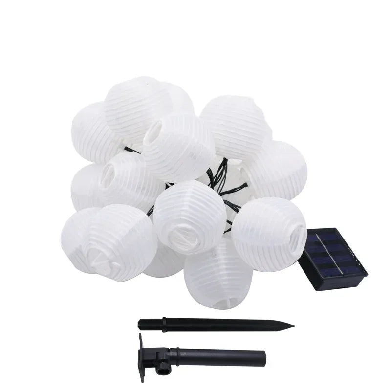 SolarGlow – Solar Lantern String Lights for Outdoors – Colorful LED Lanterns for Garden & Terrace