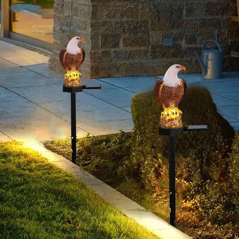 SolarGlow - Lampada da giardino LED impermeabile, a risparmio energetico e decorativa