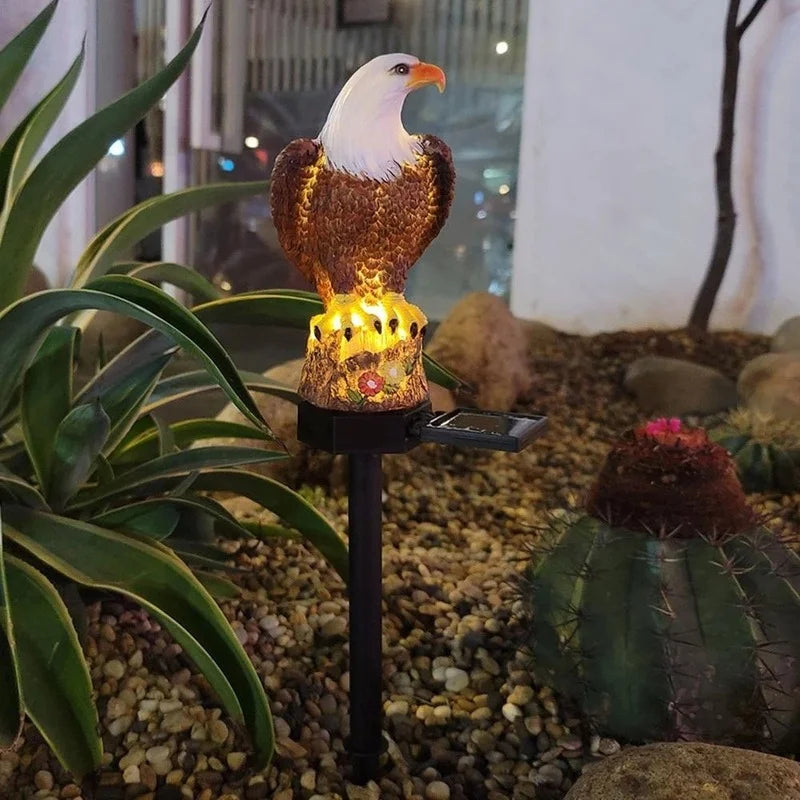 SolarGlow - Lampada da giardino LED impermeabile, a risparmio energetico e decorativa