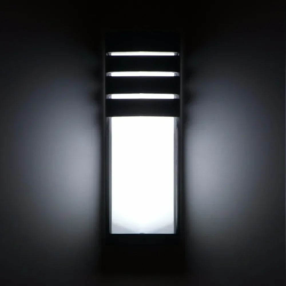 LumiWall - Waterproof LED Outdoor Lamp for Veranda – Weatherproof Wall Lamp