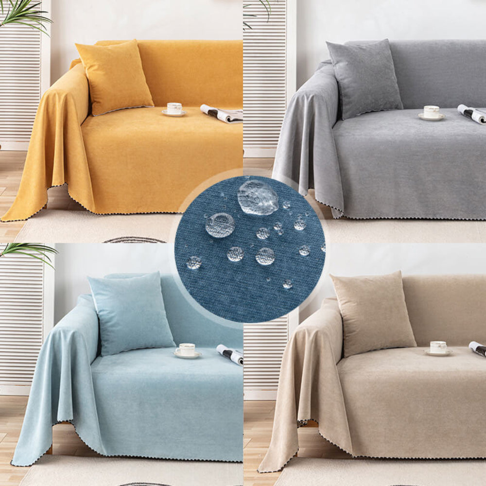 Waterproof Sofa Blanket Cover Thick Corduroy Durable Furniture Protector 1