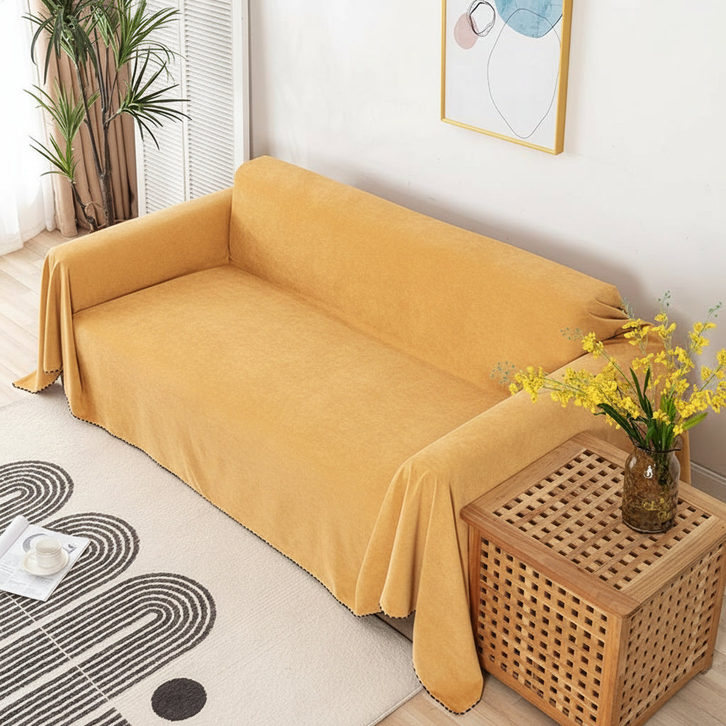 Waterproof Sofa Blanket Cover Thick Corduroy Durable Furniture Protector 6