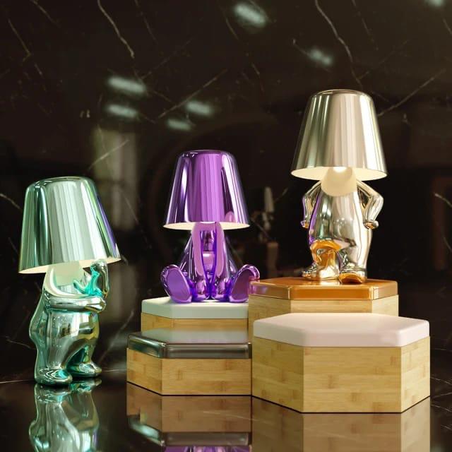 ThinkLuxe - Modern LED Table Lamp Resin Base