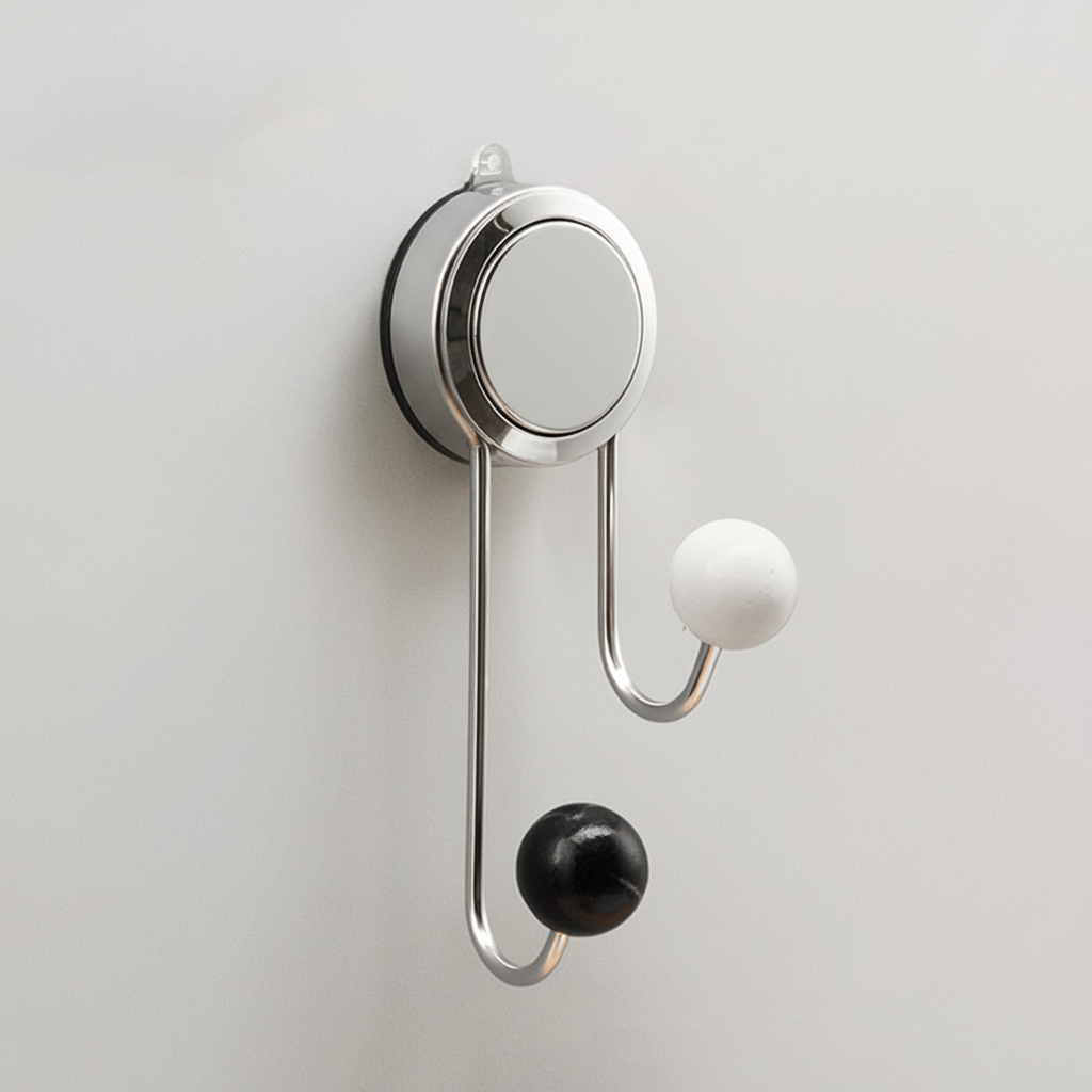 Suction Cup Toilet Paper Holder No Drilling Stainless Steel Easy Install