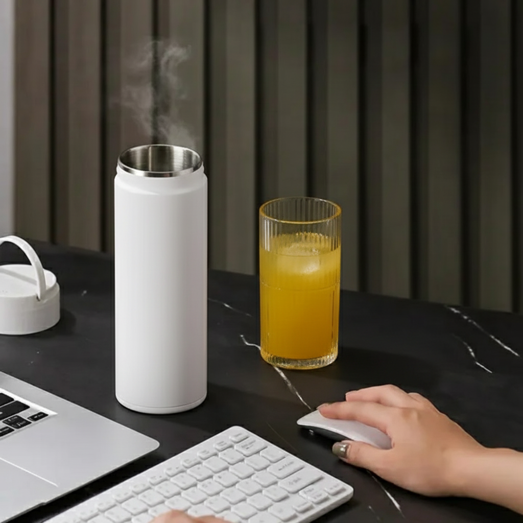 Chaleira de Viagem Portátil 450 ml Regulação de Temperatura