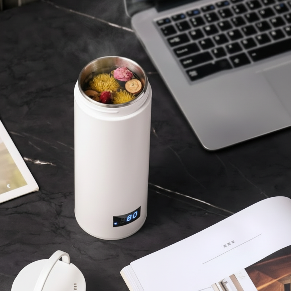 Waterkoker Reisketel Draagbaar 450 ml Temperatuurregeling