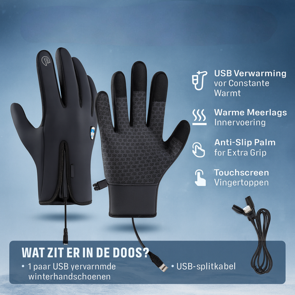 Winter Handschoenen Verwarmde Outdoor Sport Design