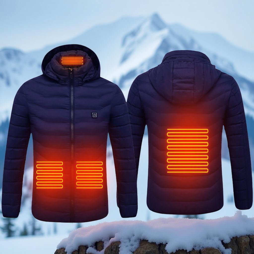 Winterjas Verwarmd Unisex Warmte Jas USB Thermische Buitenkleding