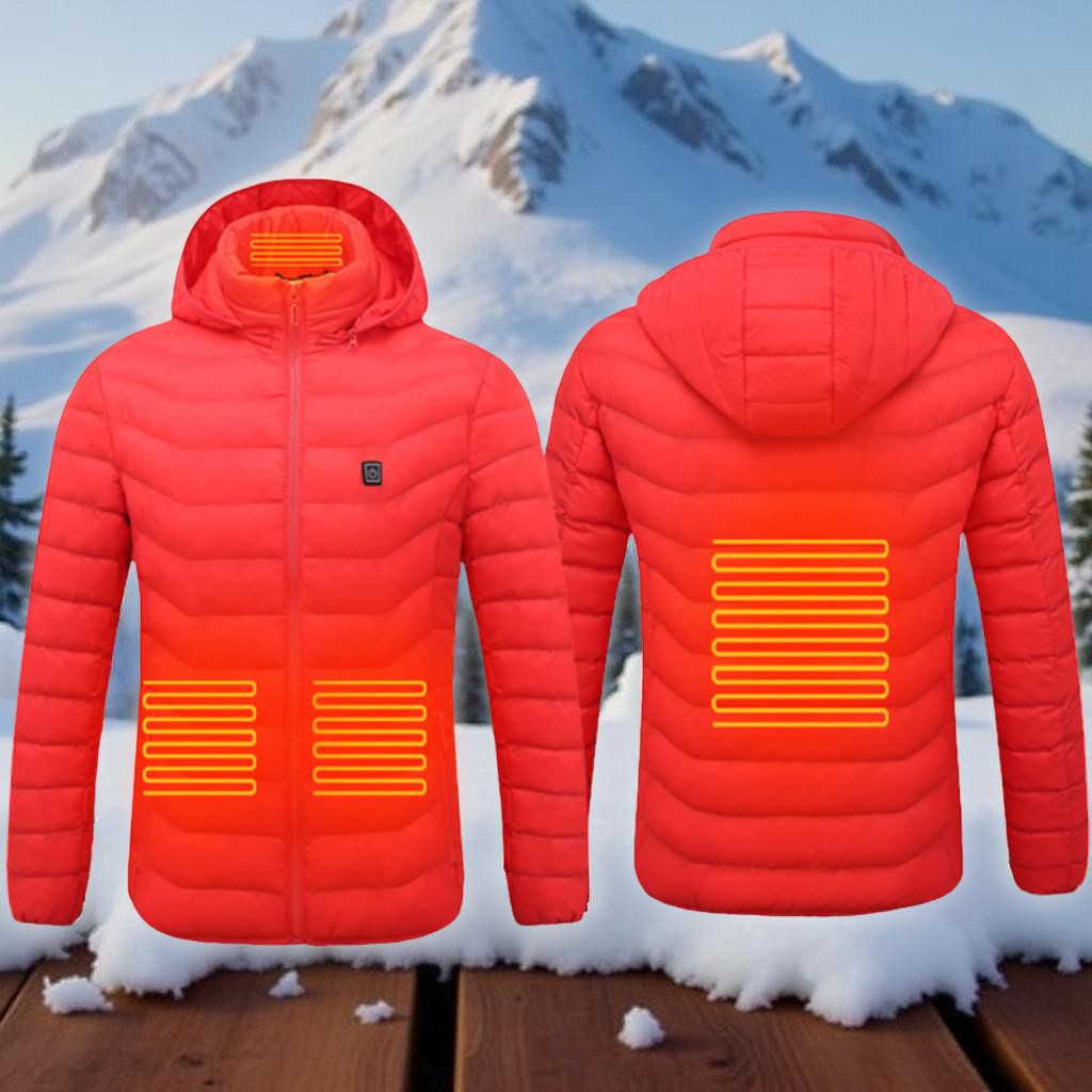 Winterjas Verwarmd Unisex Warmte Jas USB Thermische Buitenkleding