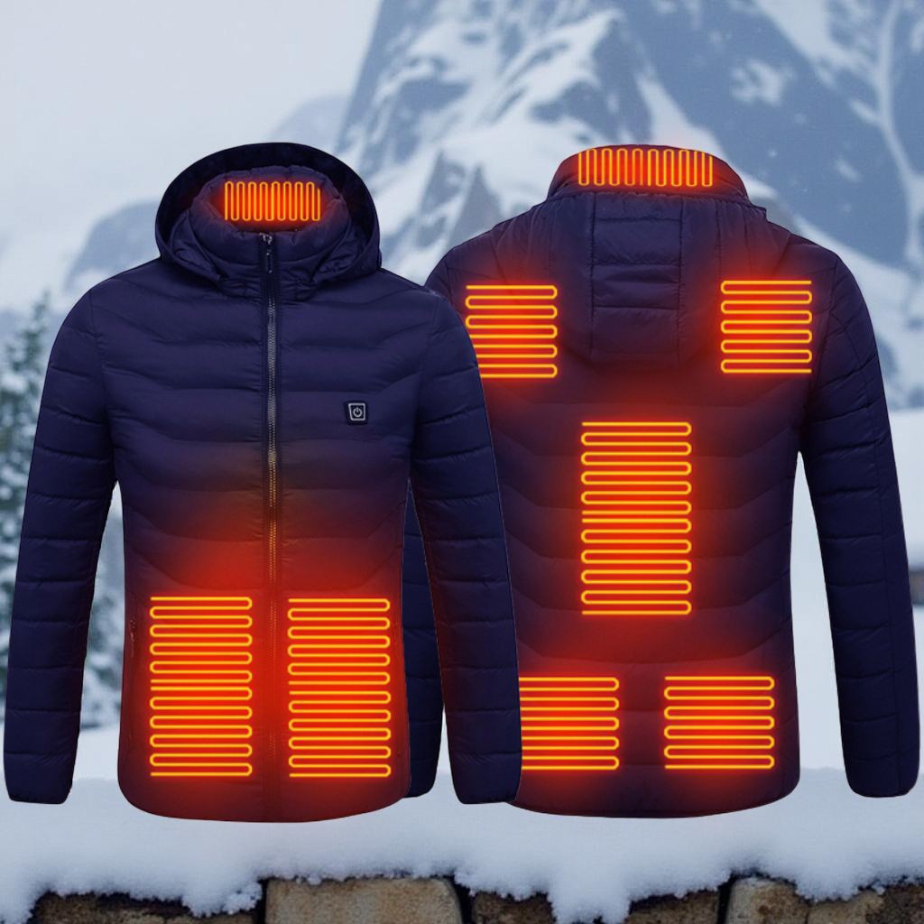 Winterjas Verwarmd Unisex Warmte Jas USB Thermische Buitenkleding