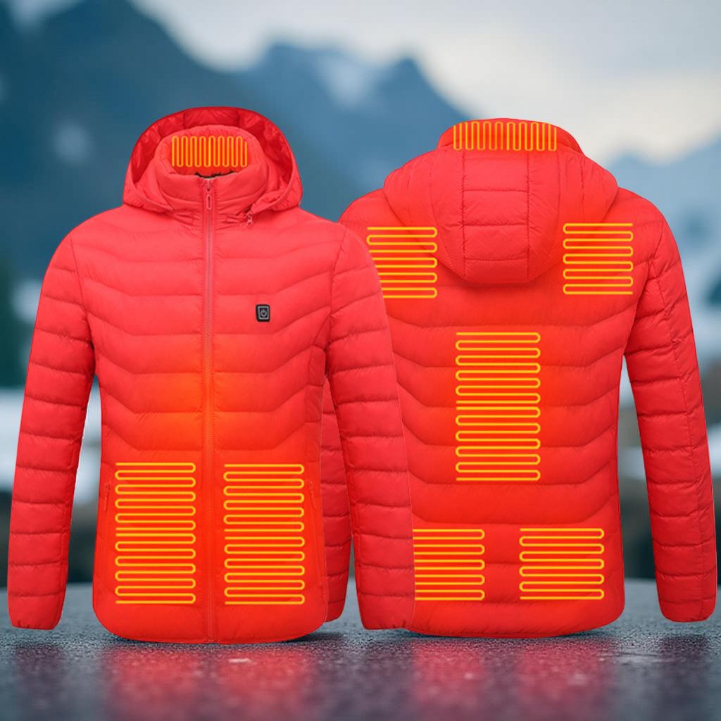 Winterjas Verwarmd Unisex Warmte Jas USB Thermische Buitenkleding