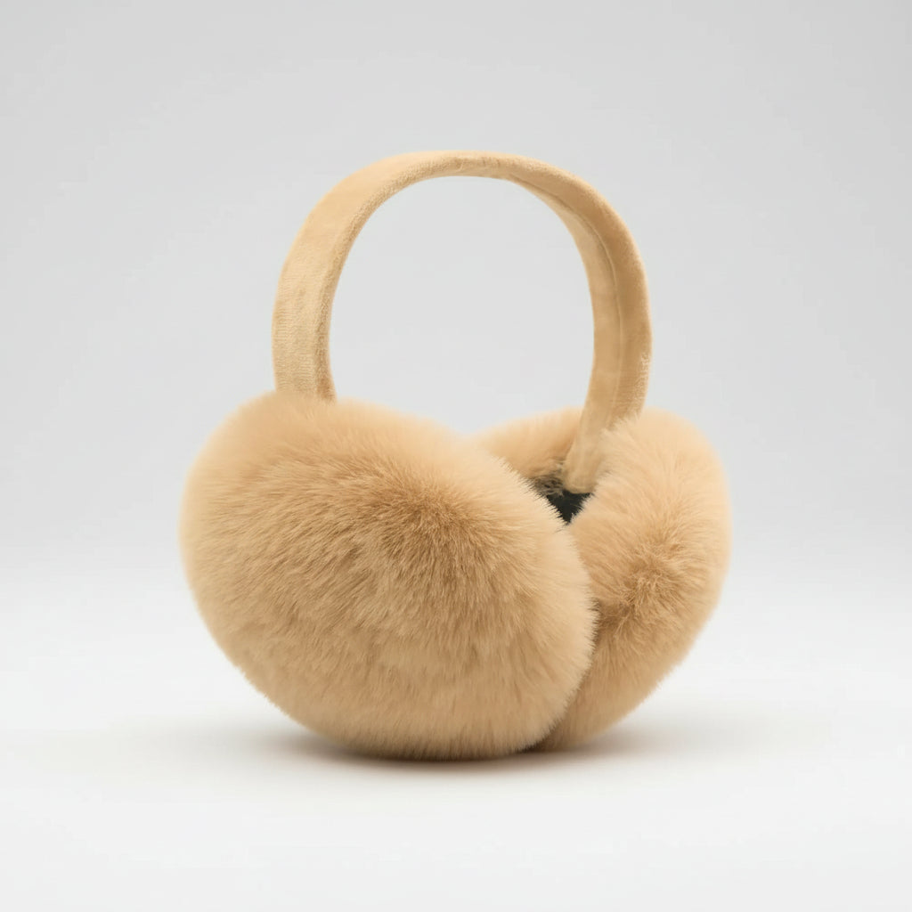 Scaldacuffie Femminili Pelliccia Morbida Pieghevole Accessori Invernali