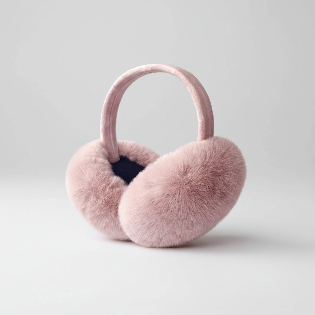 Scaldacuffie Femminili Pelliccia Morbida Pieghevole Accessori Invernali