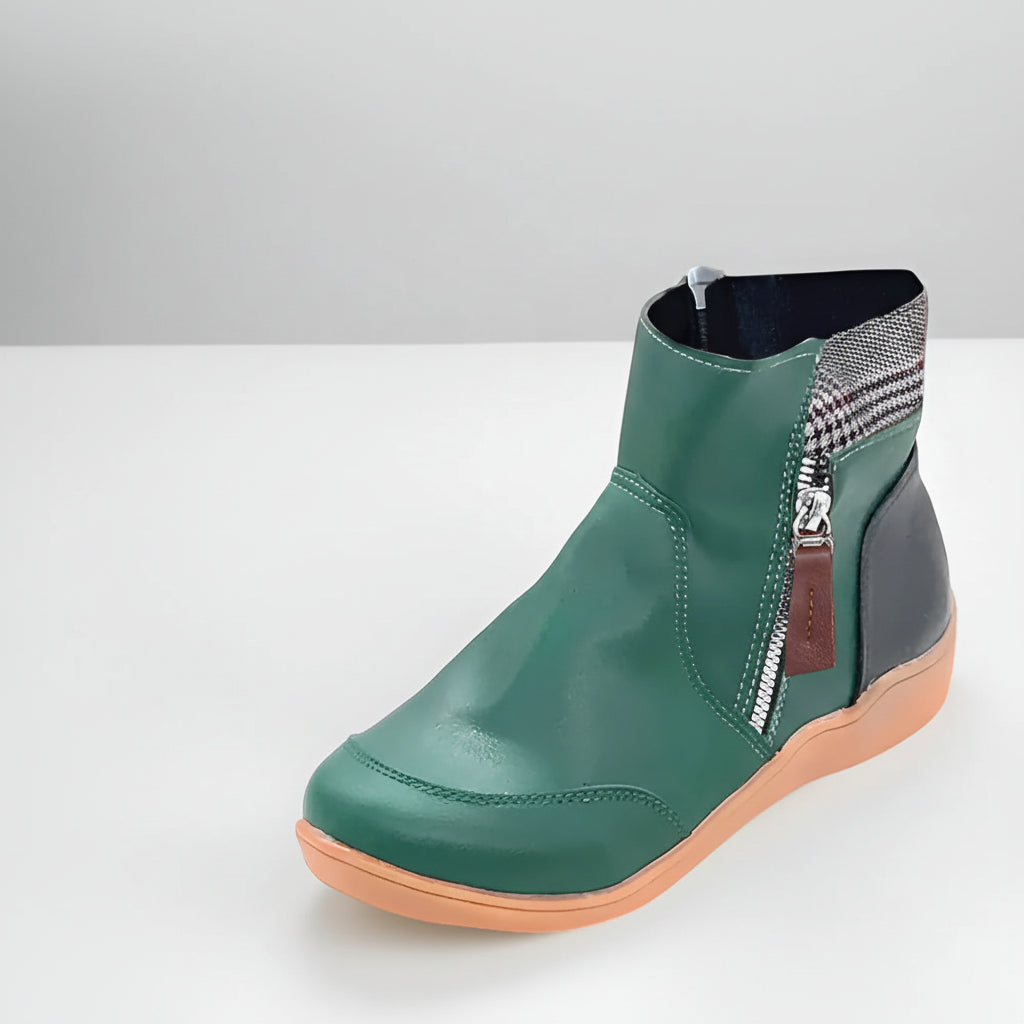 Dames Enkellaarsjes Orthopedisch Waterdicht Leer Antislip Comfort