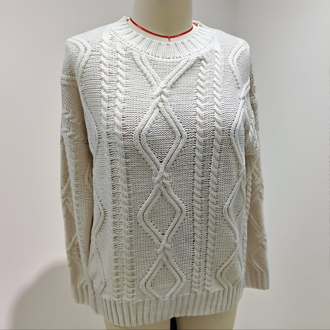 Camisola com Cabo na Moda Corte Largo Confortável Estiloso