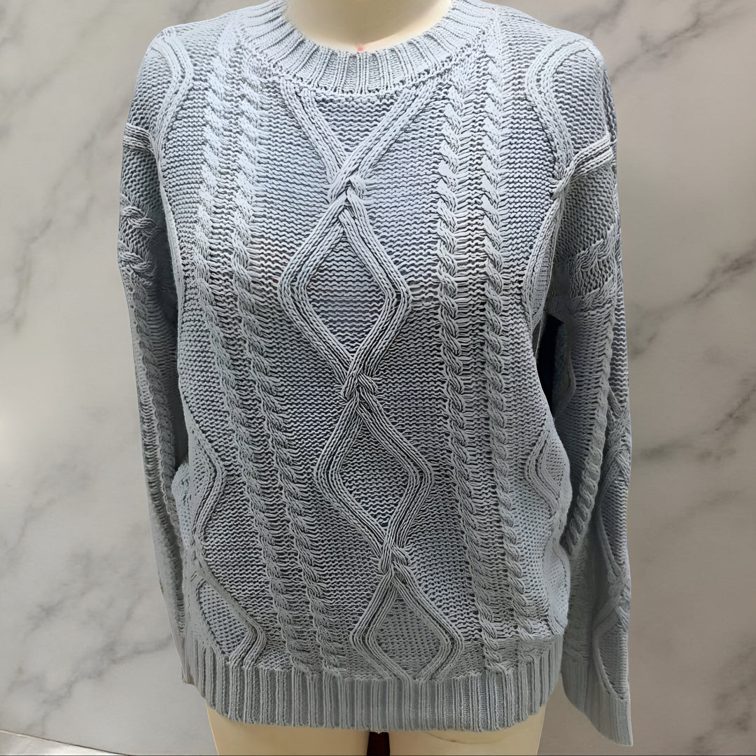 Camisola com Cabo na Moda Corte Largo Confortável Estiloso