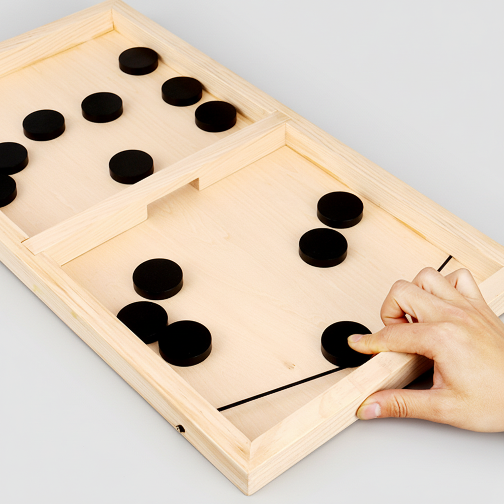 Jogo de Tabuleiro Velocidade Jogo de Madeira Famílias Amigos