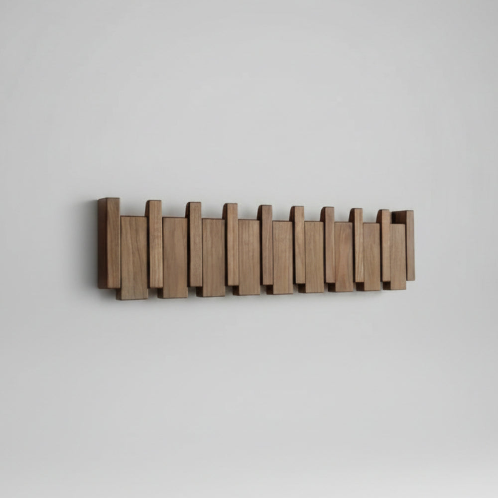 Wooden Coat Rack Stylish Organizer for Coats Hats and Scarves 7