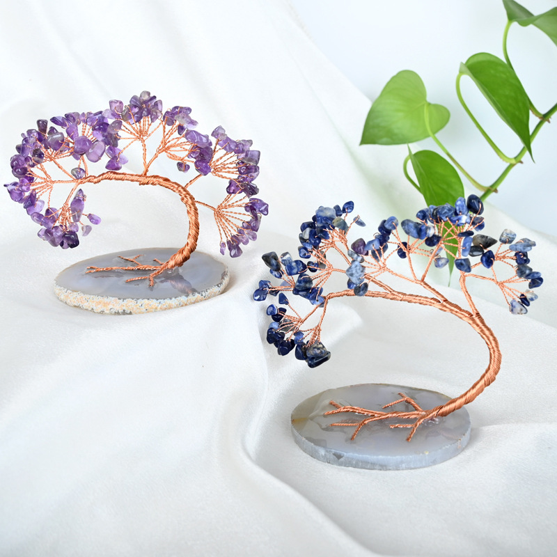 Decoração de Casa Árvore de Cristal Decoração de Mesa Interior