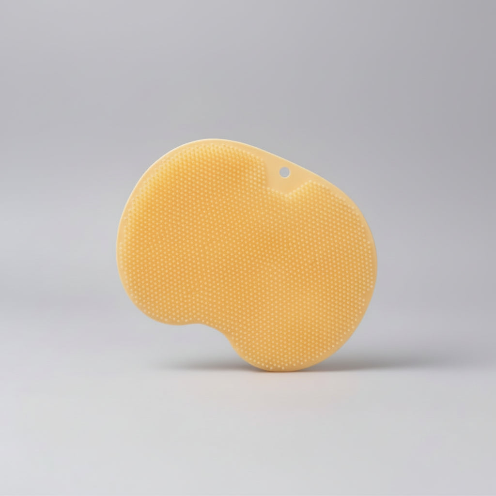 Tapete de Duche Antiderrapante de Silicone Escova de Massagem Esfoliante para o Corpo