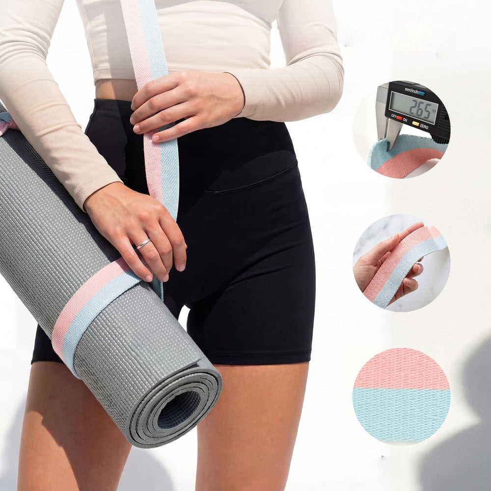 Esteira de Yoga Correia de Transporte Exercícios de Fitness Banda de Alongamento