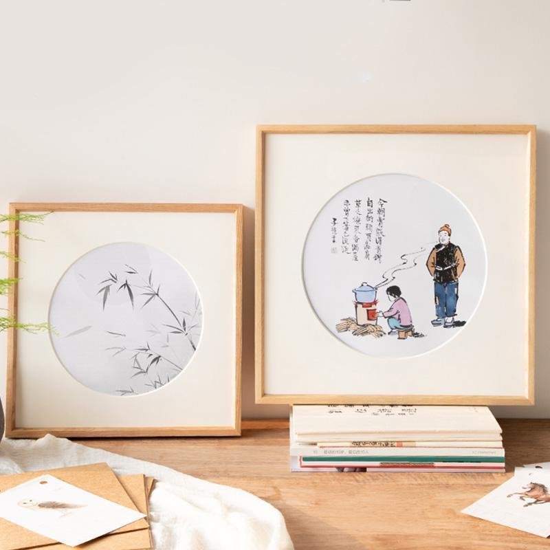 Rectangular Light Brown Photo Frames