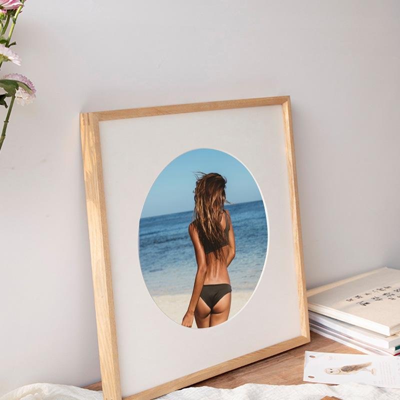 Rectangular Light Brown Photo Frames