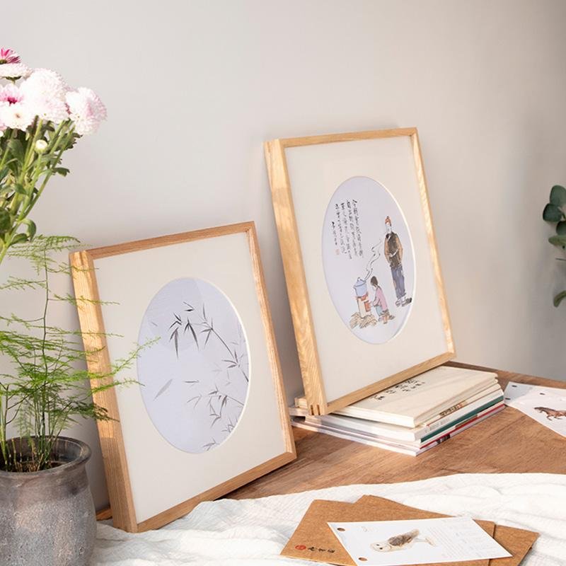 Rectangular Light Brown Photo Frames