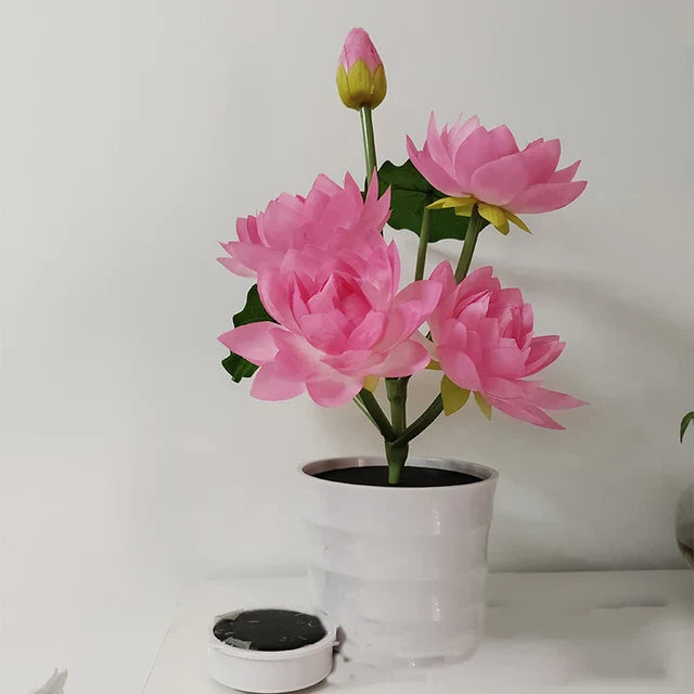 SolarBloom - Solar Energy Lotus Flower Garden Lamp – Decorative LED Outdoor Lighting