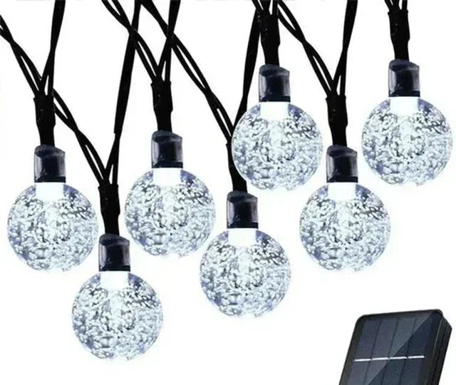 LumiTwinkle – Colorful Solar Light Strings for Outdoors – Waterproof, LED Decoration for Garden and Balcony
