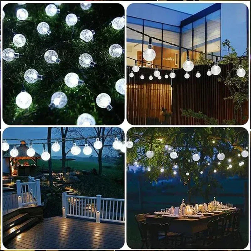 LumiTwinkle – Colorful Solar Light Strings for Outdoors – Waterproof, LED Decoration for Garden and Balcony