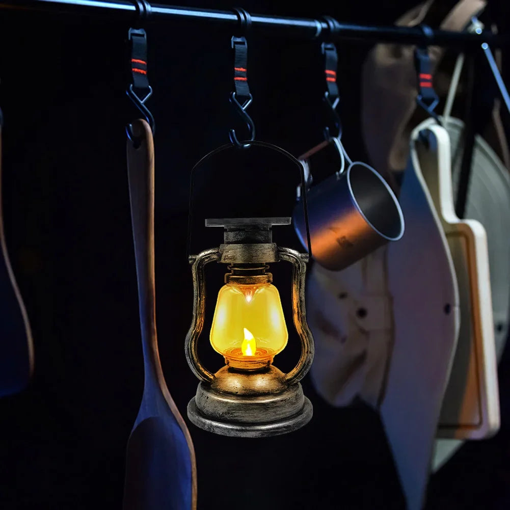 LumiLanterne – Retro Solar Lantern for Garden & Camping – Weatherproof & Energy Efficient