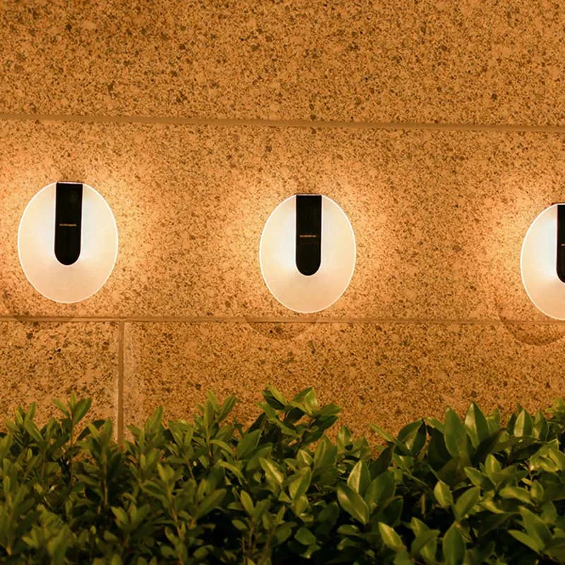 LumiWall Spot - Lampada a LED solare da parete con effetto wash, resistente alle intemperie e a risparmio energetico