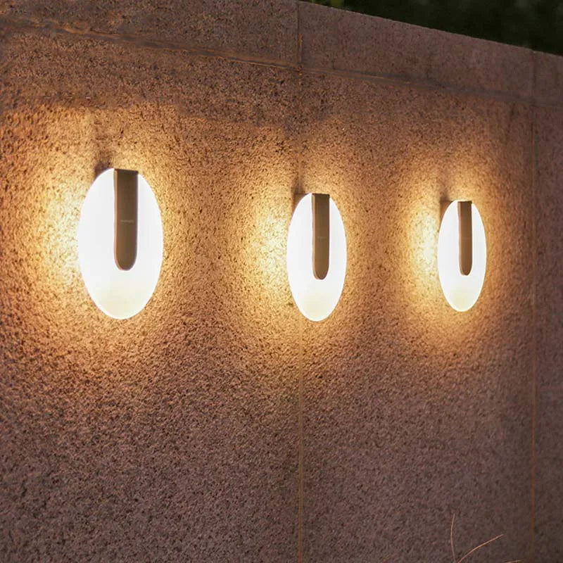 LumiWall Spot - Lampada a LED solare da parete con effetto wash, resistente alle intemperie e a risparmio energetico