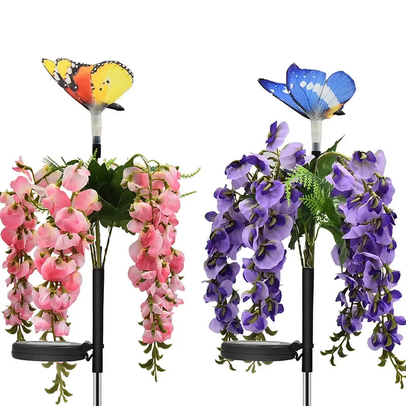 LumiBloom – Solar LED Flower Lights for Garden & Path – Weatherproof & Energy Efficient