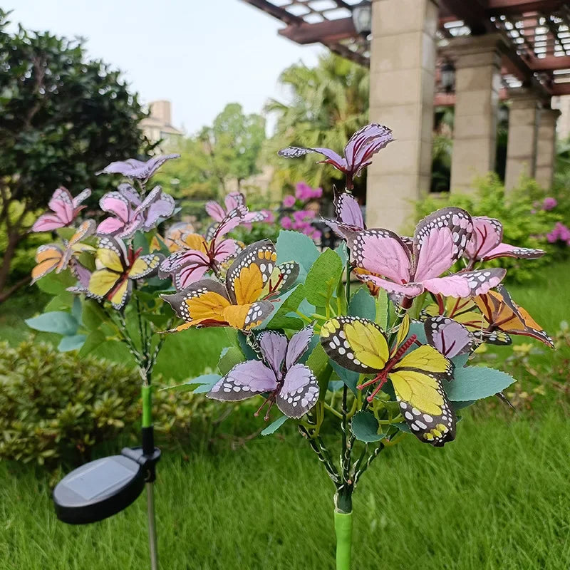 GlowButterfly – Solar Butterfly Lighting for Garden and Balcony – Colorful LED Decoration for Outdoors