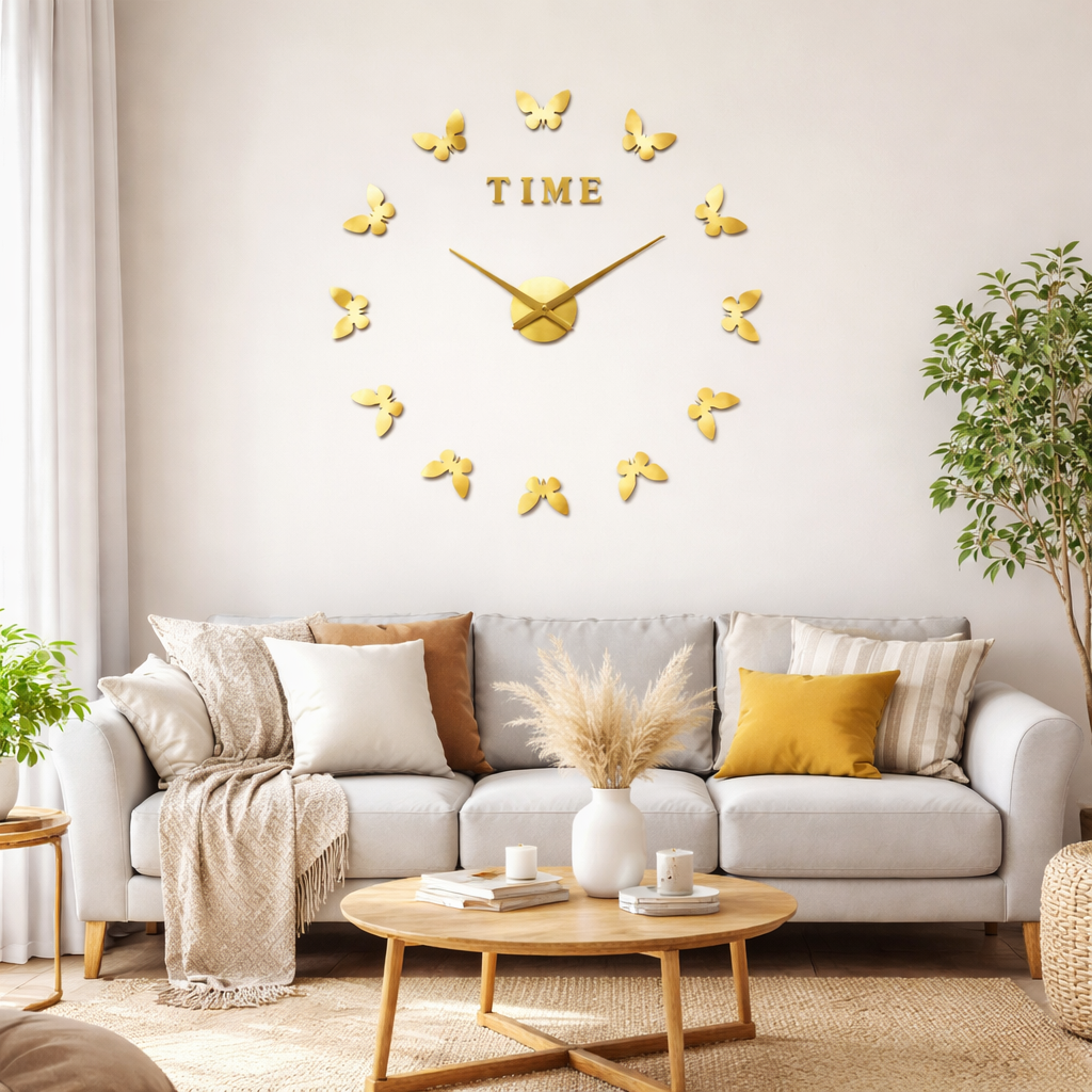 Swallow Flight Wall Clock
