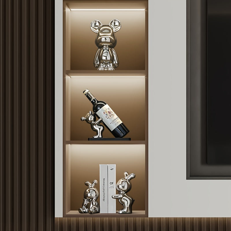 BunnyAnime - Fermalibri Coniglietti Carini per Decorazione del Soggiorno