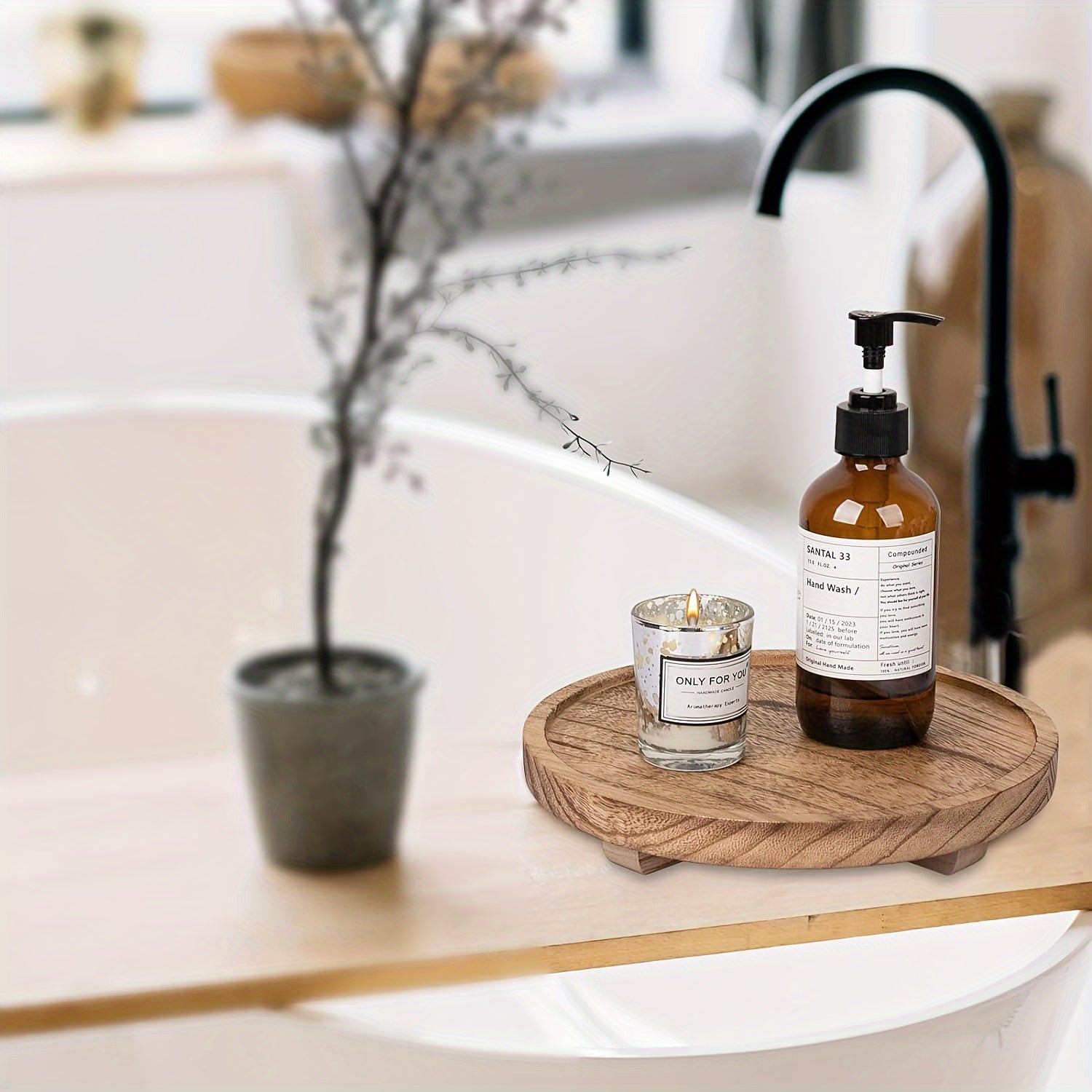 NatureBowl - Ciotola Rotonda Naturale in Legno 22,86 cm