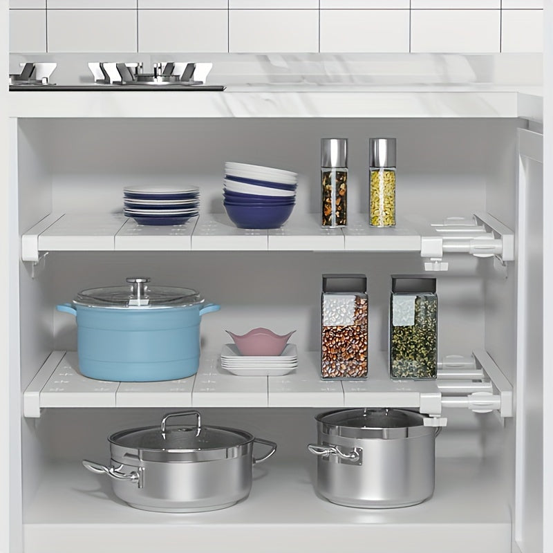 FlexRack - Verstelbaar Wandgemonteerd Opbergrek met Intrekbare Technologie